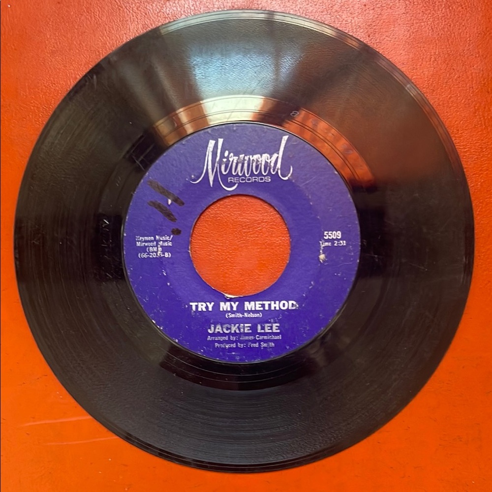 Vinyl Record 45 rpm Jackie Lee
